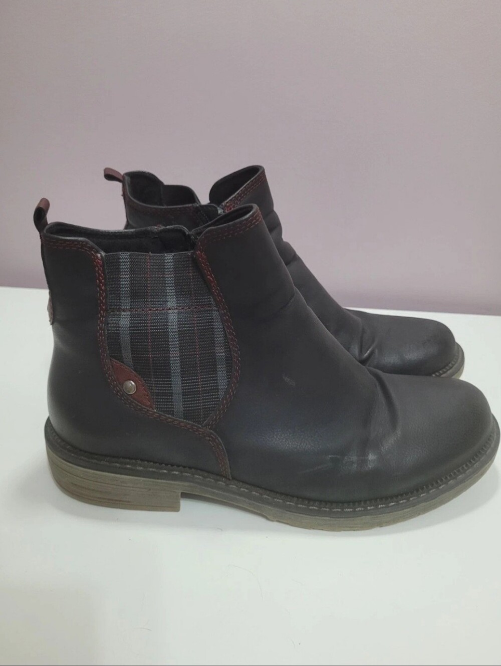 Spring Step Nonia Chelsea Boots, USED 6.5 Women